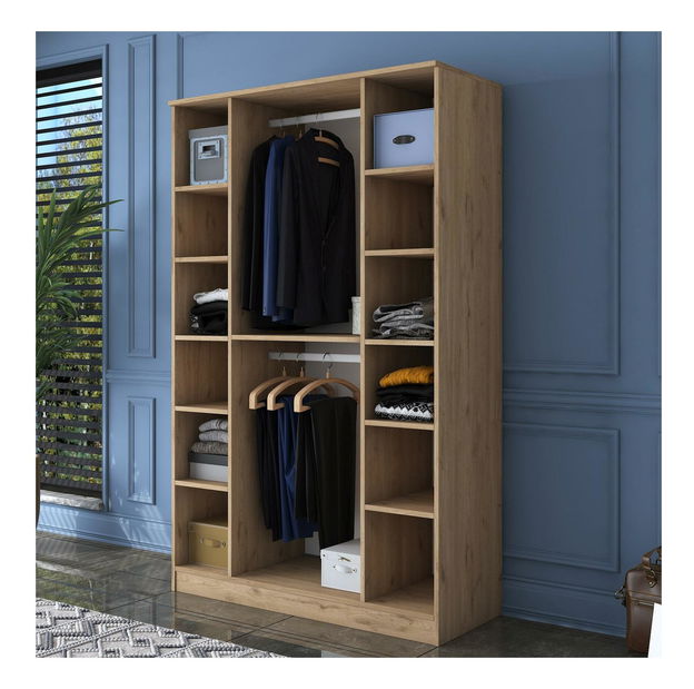 Ruhásszekrény Bafaretta 16 (dió + fehér)