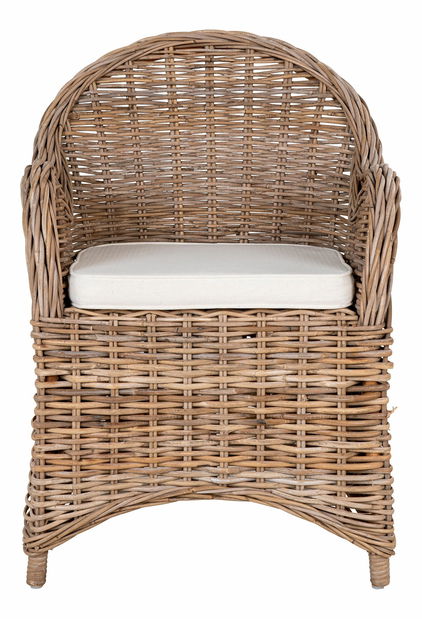 Záhradné kreslo Liravena 1 (hnedá + sivá)