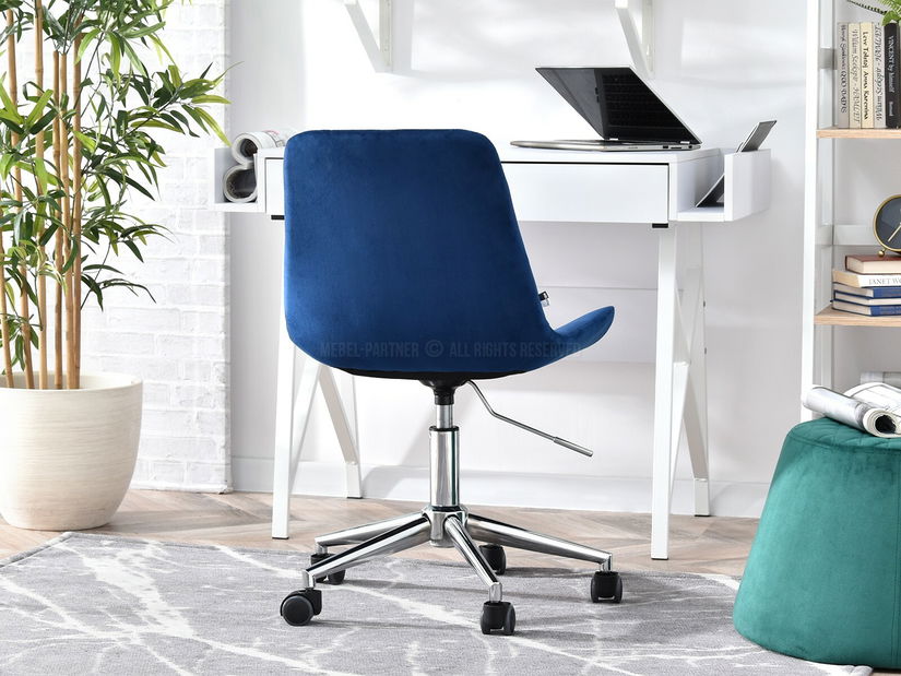 Scaun Eleanor (albastru marin + negru)