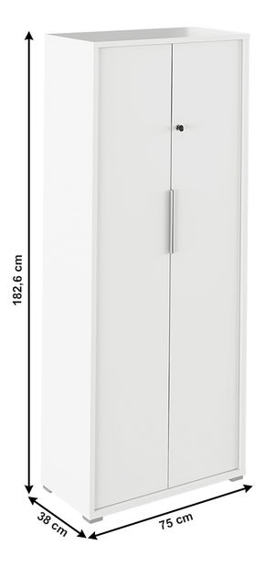 Šatníková skriňa typ 31 Rumia (biela)