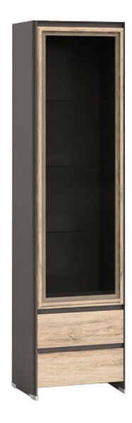 Vitrína BRW Fini REG1W2S/20/5 (s osvetlením)