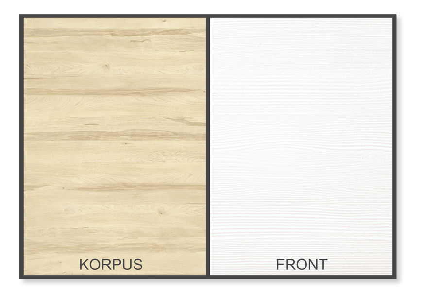 Komoda Best 08 Breza + Biela