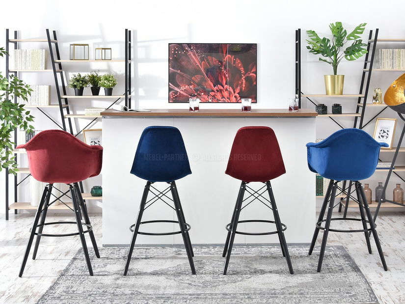 Stolica Epsie (mornarsko plava + orah)