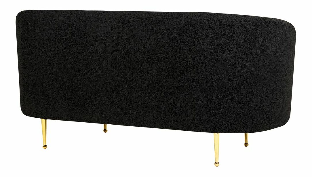 Canapea două locuri Leon (negru)