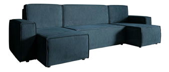 Colțar Copenhagen L  (negru + marin)