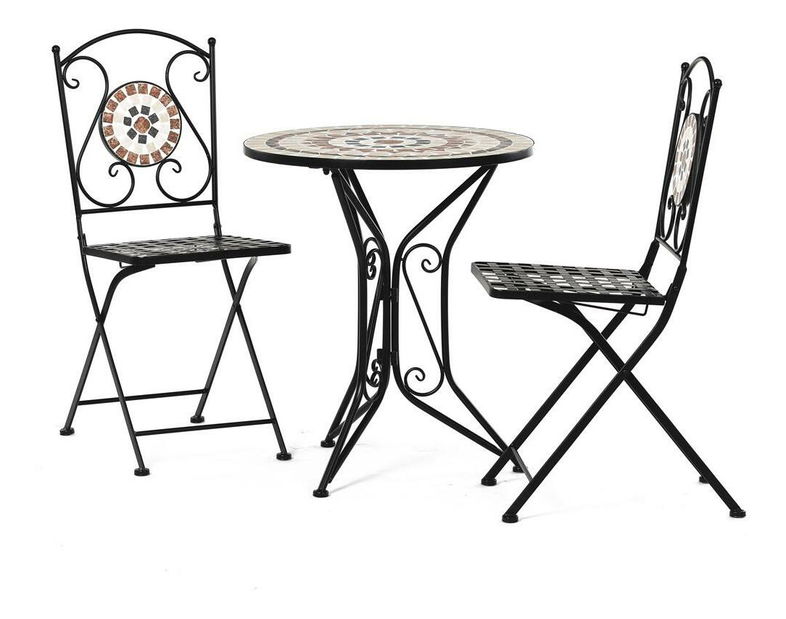 Kerti szett Unomassa (fekete) (2 fő részére)