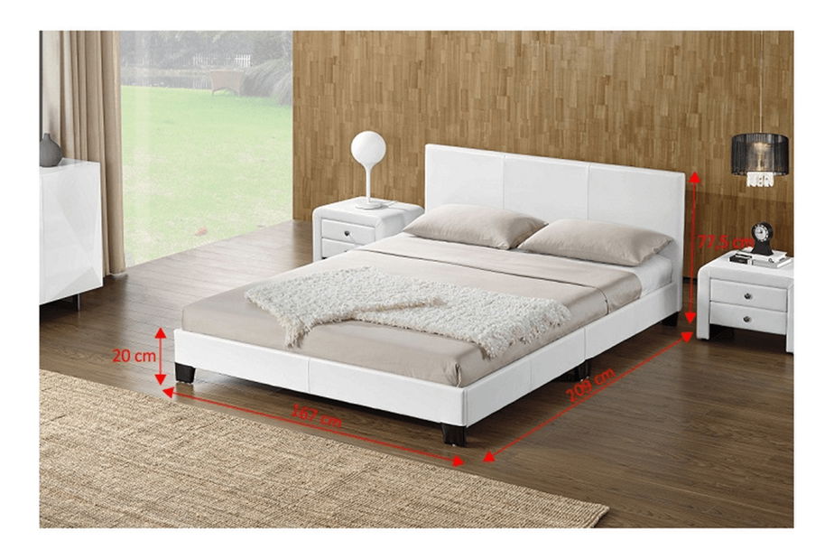 Franciaágy 160 cm FiRemana (ágyráccsal) *kiárusítás