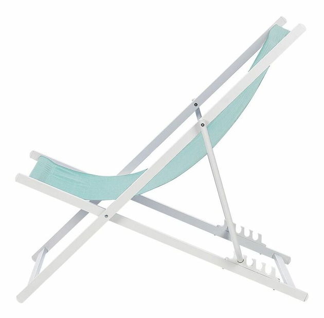Șezlong Locza (turcoaz + alb)