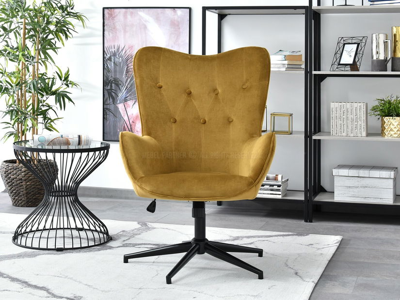 Fotel Truni (arany + fekete)