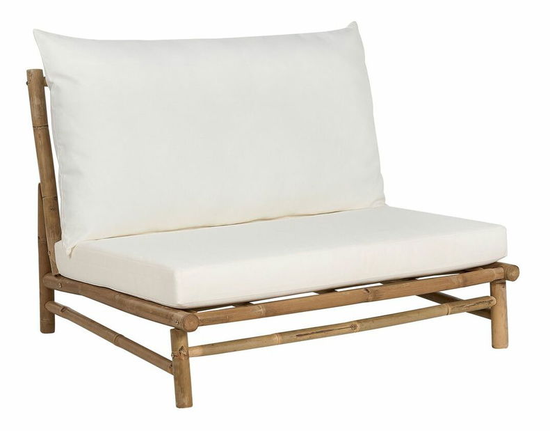 Set vrtnih stolica (2 kom.) Theta (svijetlo drvo + bijela) 