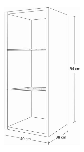 Mobilier living Marmara (alb + alb lucios) *lichidare de stoc