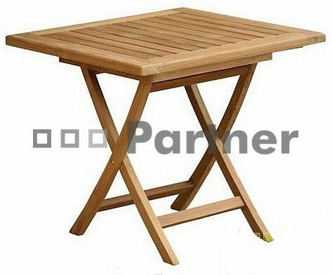 Záhradný stôl Smart 80 (Teak)