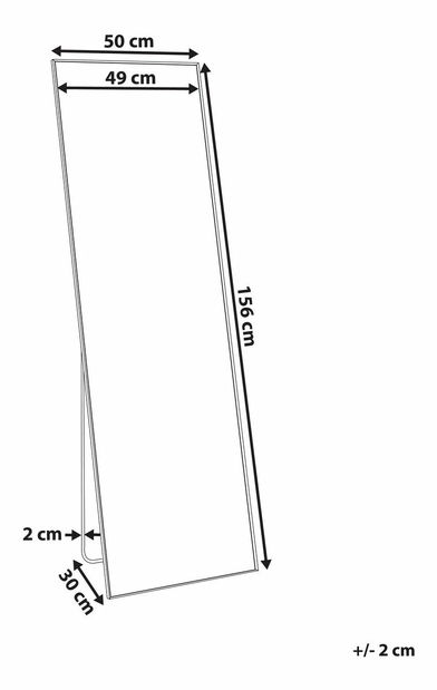 Zrkadlo Baldomer (zlatá)