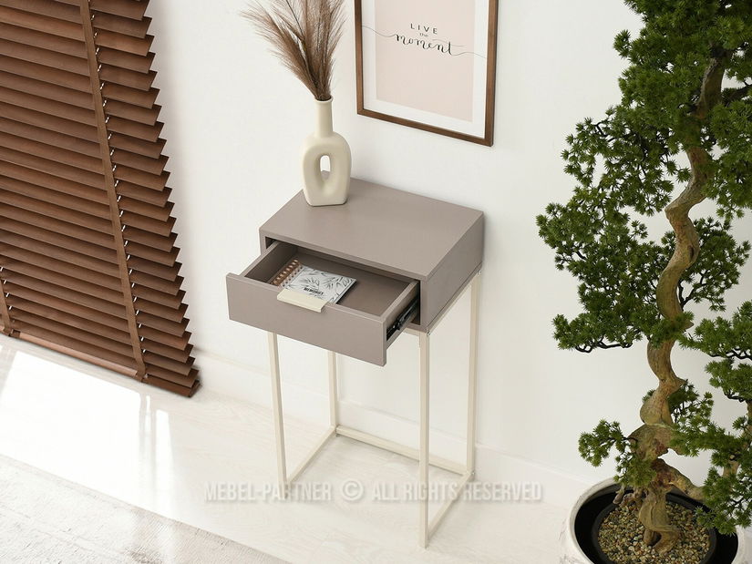 Măsuță consolă Norma S (bej + crem)