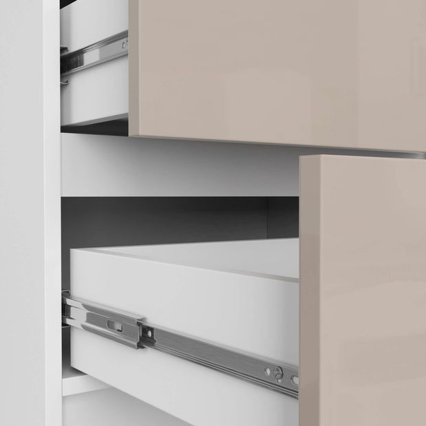 Comodă Kalista V (cappuccino lucios)