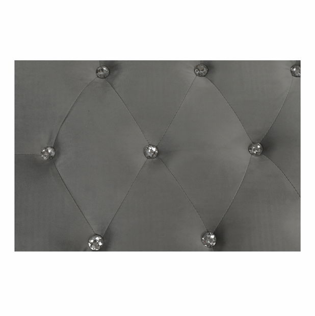 Manželská posteľ 160 cm Angi (sivá) (s roštom)