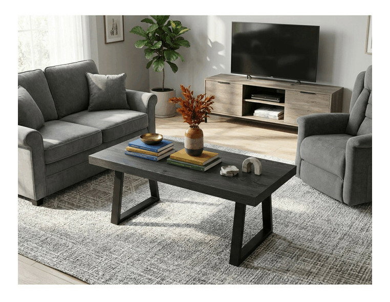 Konferenčný stolík Remix (sivá)