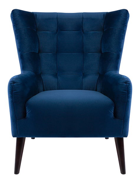 Kreslo ušiak BRW Casey ES (modrá)