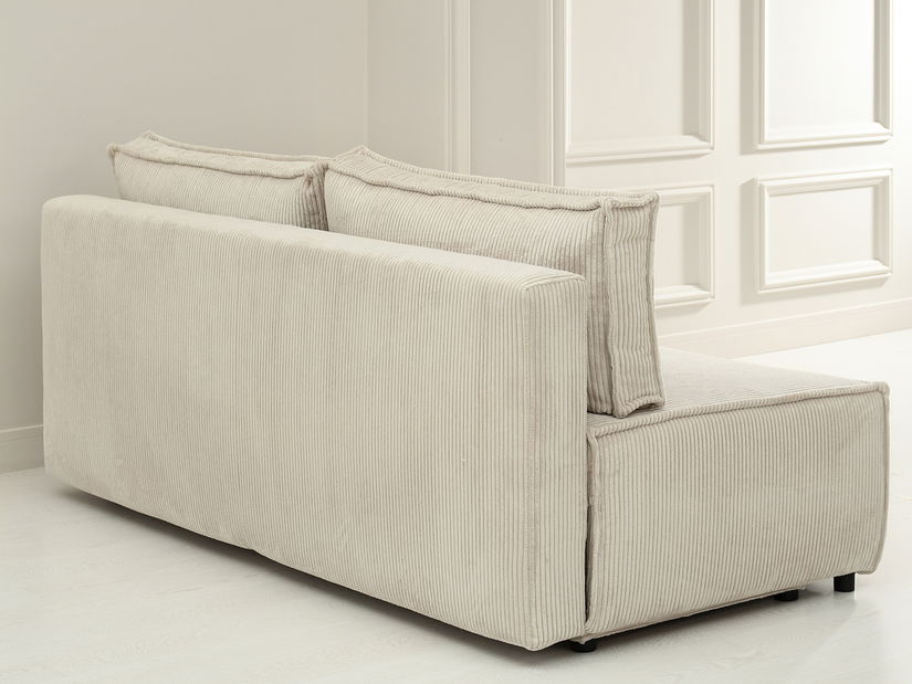 Pohovka dvojsedačka Nazismo (béžová + čierna)