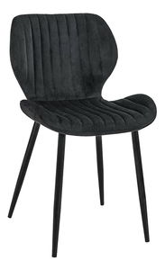 Scaun de sufragerie Saira II (negru)