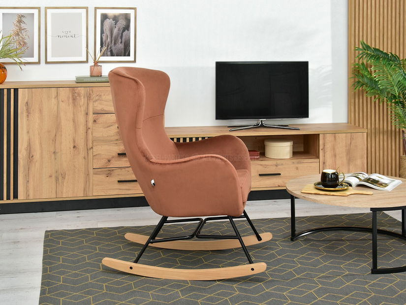 Fotel Nesia (réz + fekete)