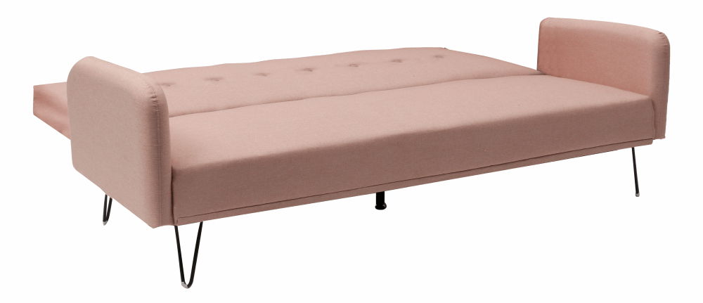 Canapea extensibilă Pulsiana (roz) 