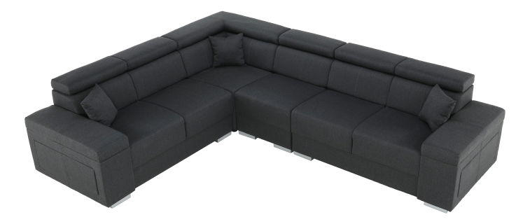 Rohová sedačka Cirdi (tmavosivá) (P)