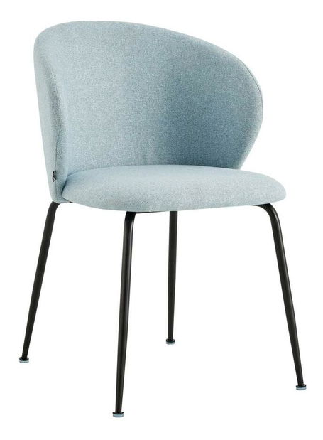 Jedálenská stolička Medial (sivomodrá + čierna)