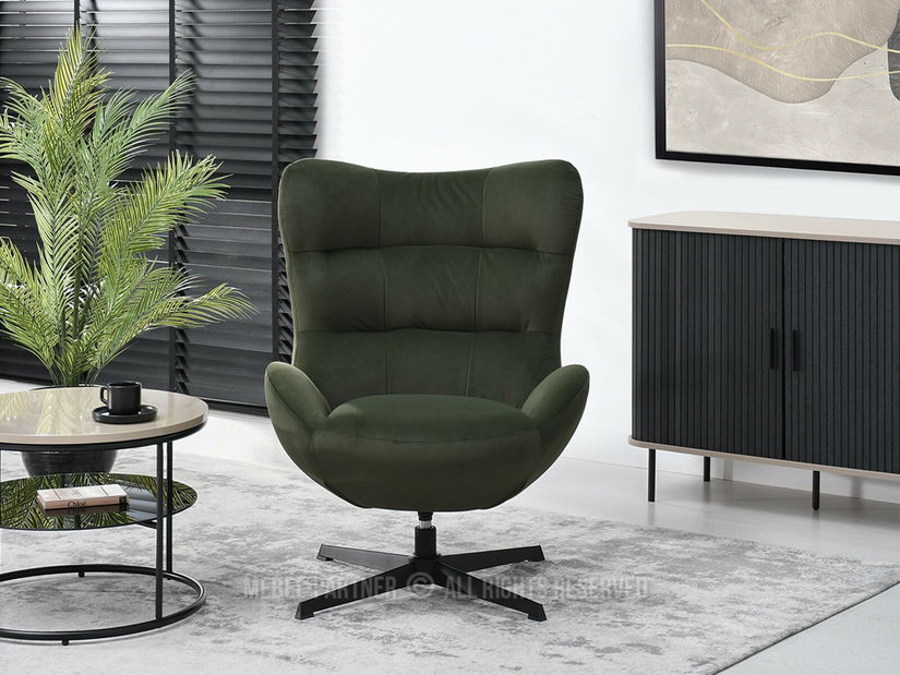 Fotoliu relax Sikula (verde + negru)