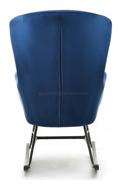 Fotelja Nesia (mornarsko plava + crna)