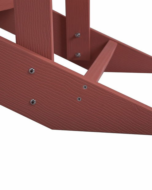 Záhradná stolička Adack (červená)