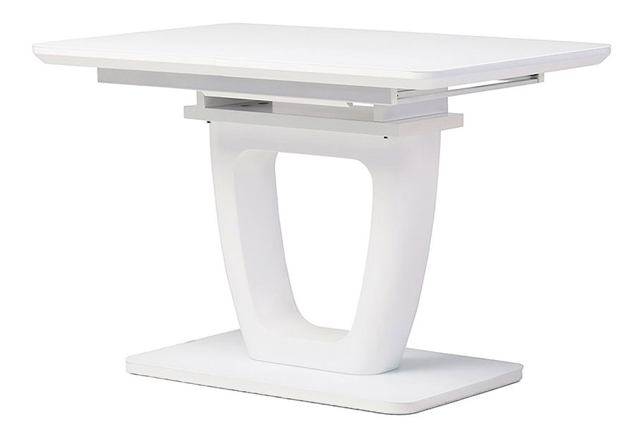 Masă de sufragerie Hreidmar-430-WT (Alb) (pentru 4 până la 6 persoane)