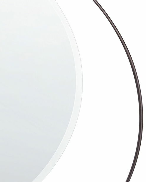 Nástenné zrkadlo Agie (čierna) *výpredaj