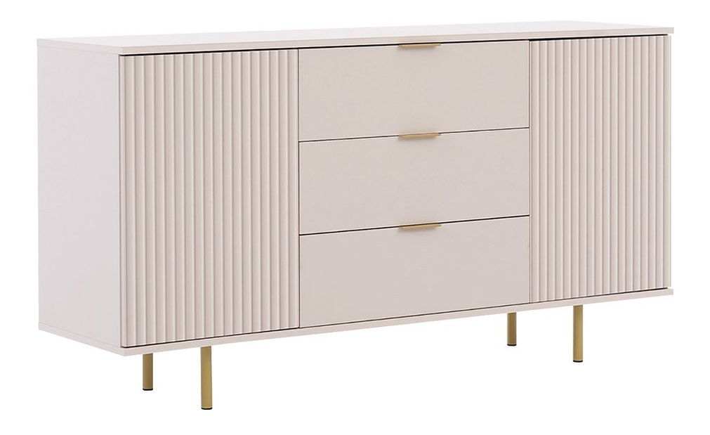 Komoda Newelon K2D3SZ NW02 (kašmír + zlatá) 