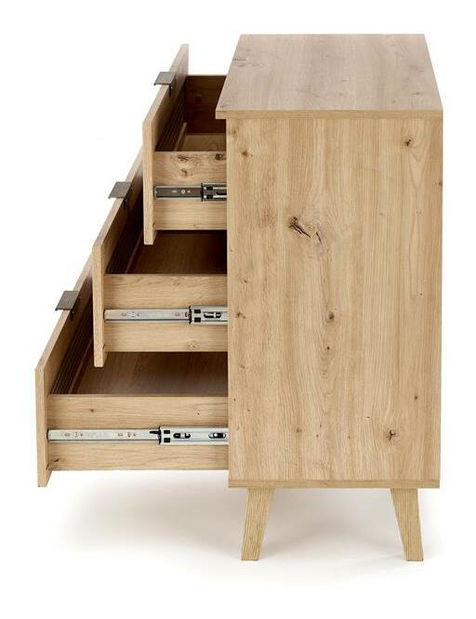 Komód Borrae (természetes fa)