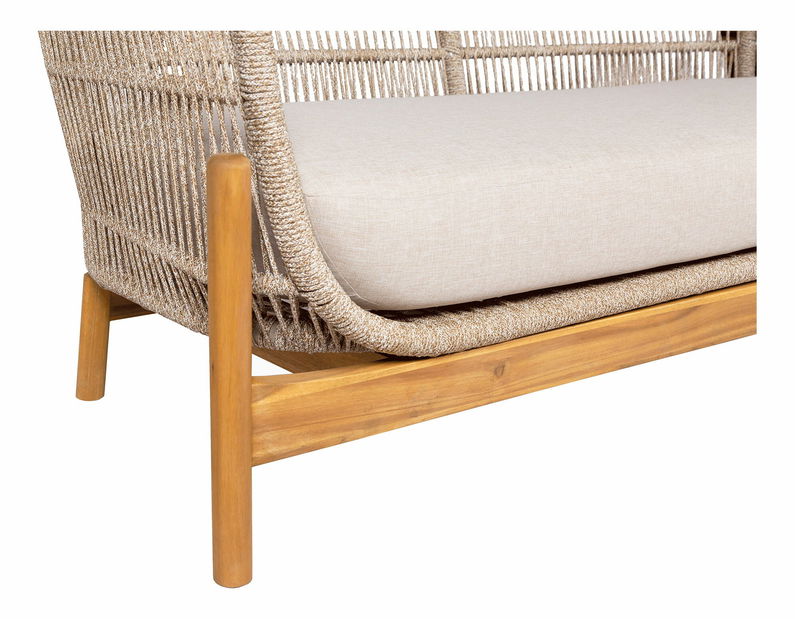 Lavička Taleria 2 (hnedá + béžová)