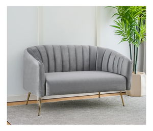 Dizajnerski dvosjed Bagie (siva)