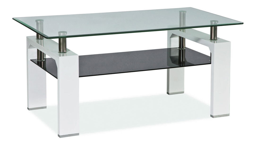 Konferenčný stolík Lisa II biely *výpredaj