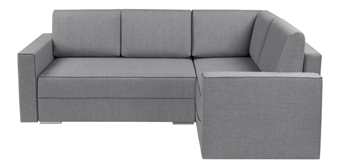 Rohová sedačka BRW Matt Lux 3DL.URC svetlosivá (P)