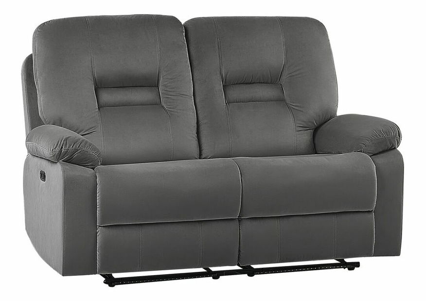 Pohovka dvojsedačka Bev (sivá) (s USB portom)