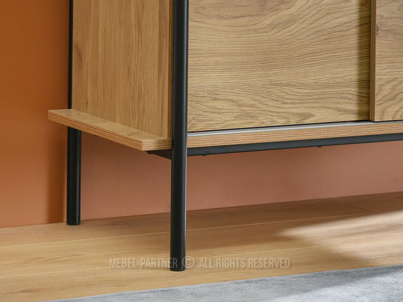 Raft Almasa A3 (stejar + negru)