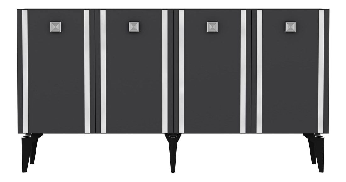 Skrinka Tobuvu 1 (antracit + strieborná) 