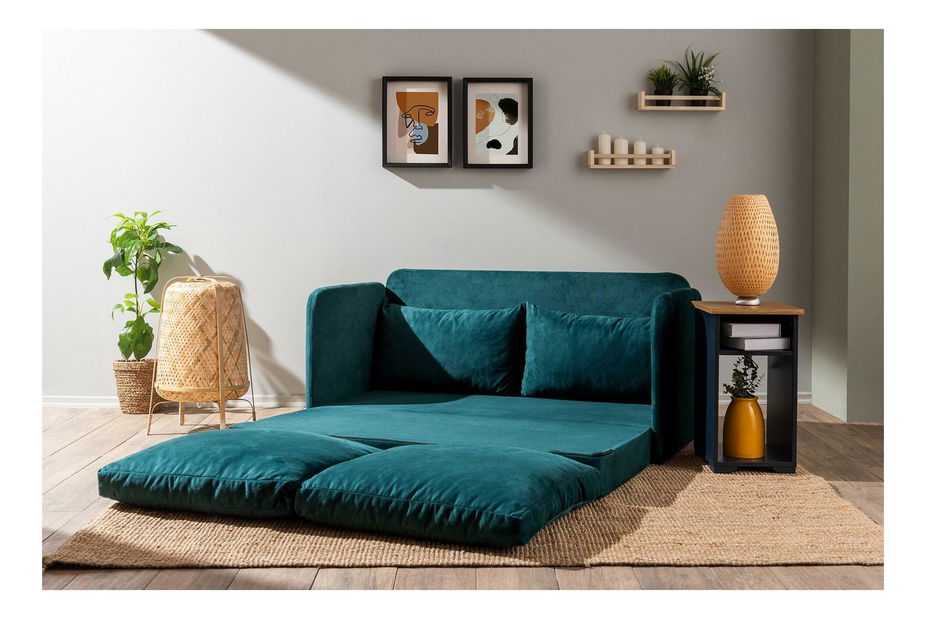 Széthúzható kanapé Sagoretti XL (petróleum)