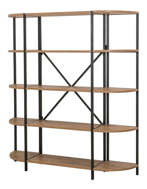 Regál Punale 2 (atlanti fenyő + fekete)