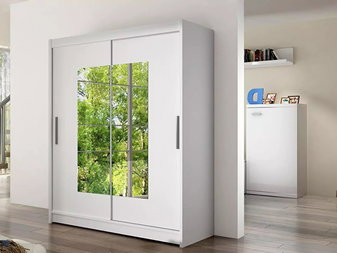 Dulap de haine Wopim III (alb)