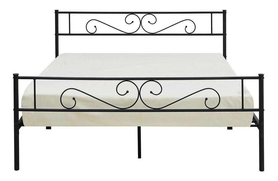 Kovová posteľ Mirjan Bellamy-601 (čierna)