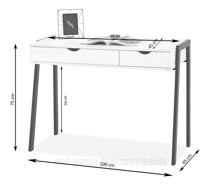 Masă PC Ludra (nuc)