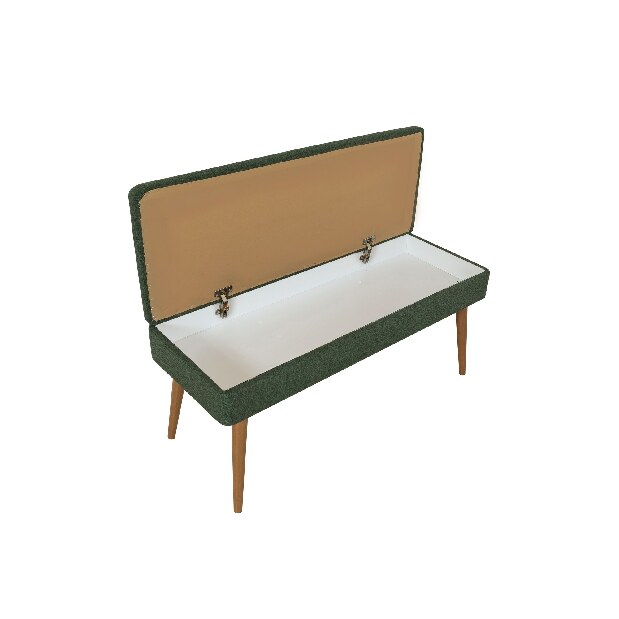 Mobilier pentru hol Maluxe 726 (Stejar sonoma + Verde)