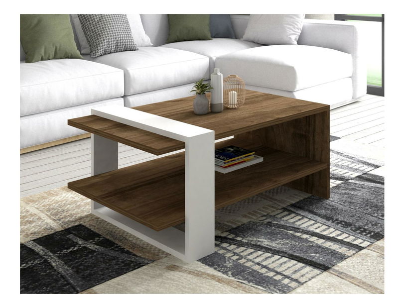 Set za dnevni boravak Dutudo (orah + bijela)