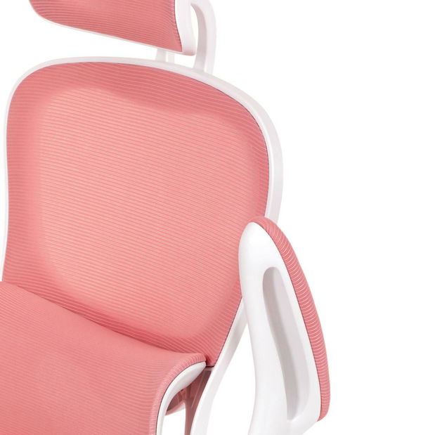 Uredska fotelja Kurtinaitis (ružičasta)